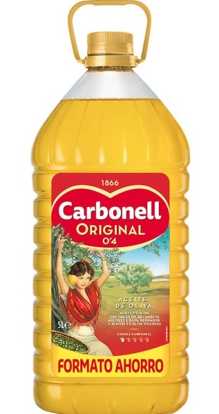 ACEITE OLIVA CARBONELL 5L 0´4º