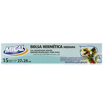BOLSA MICAL HERMETICA MEDIANA 15UDS