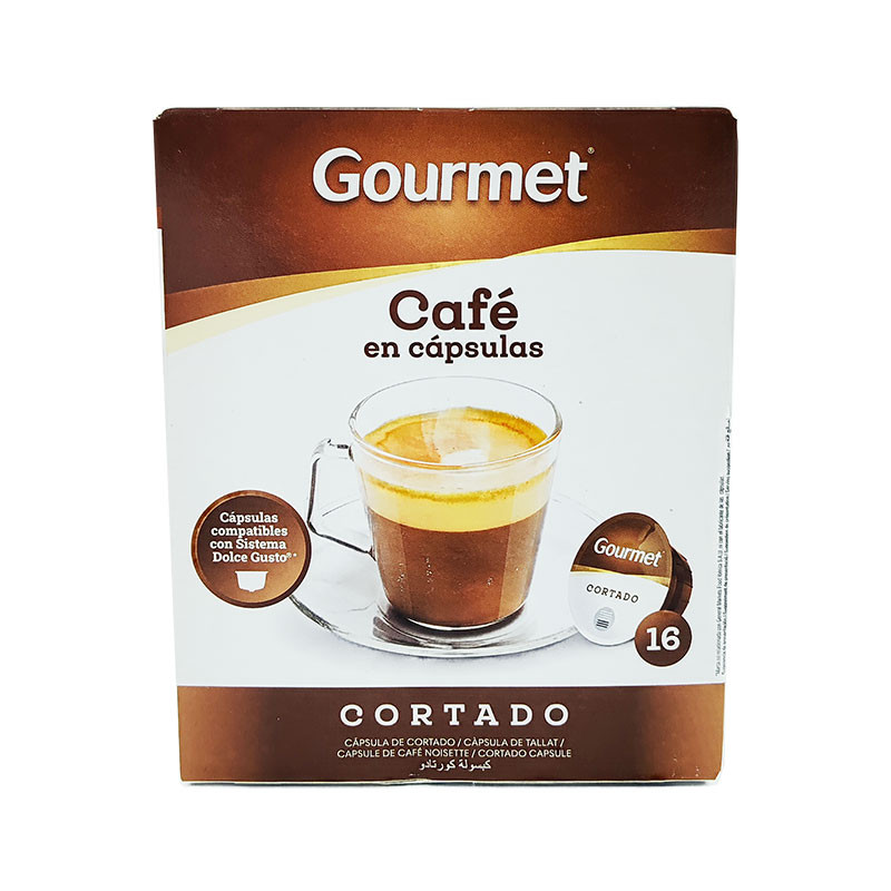CAFE GOURMET COMPATIBLE DOLCE GUSTO CORTADO 16UDS