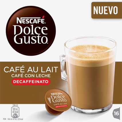 CAFE NESCAFE DOLCE GUSTO CON LECHE DESCAFEINADO 16UN
