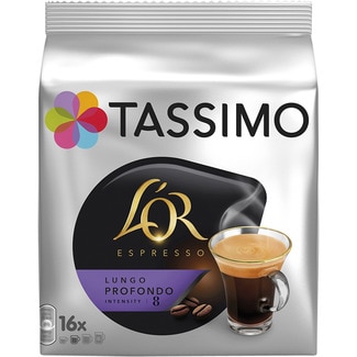 CAFE TASSIMO LOR ESPRESSO LUNGO PROFUNDO 16DOSIS 128GRS