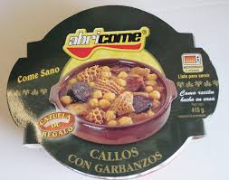 CALLOS ABRICOME CON GARBANZOS CAZUELA 415GR