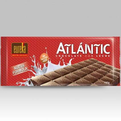 CHOCOLATE ATLANTIC LECHE S/GLUTEN 150GR