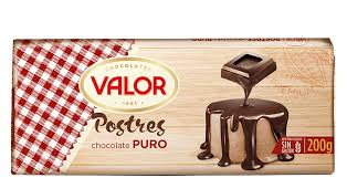 CHOCOLATE VALOR POSTRES PURO 200GR