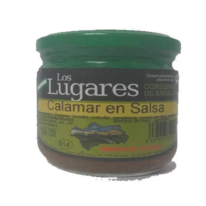 CONSERVA CALAMARES LOS LUGARES EN SALSA 290GRS