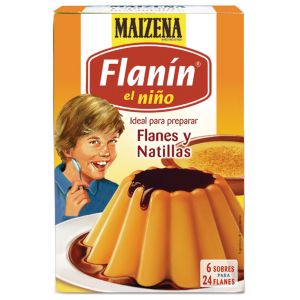 FLAN FLANIN EL NIÑO 6 SOBRES