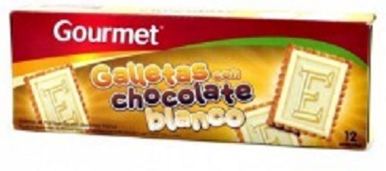 GALLETA GOURMET CON CHOCOLATE BLANCO 150GR