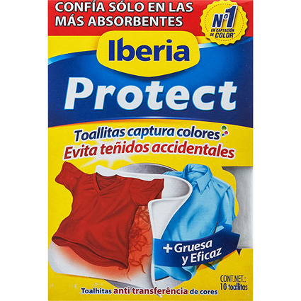 IBERIA PROTECT COLOR TOALLITAS 10U