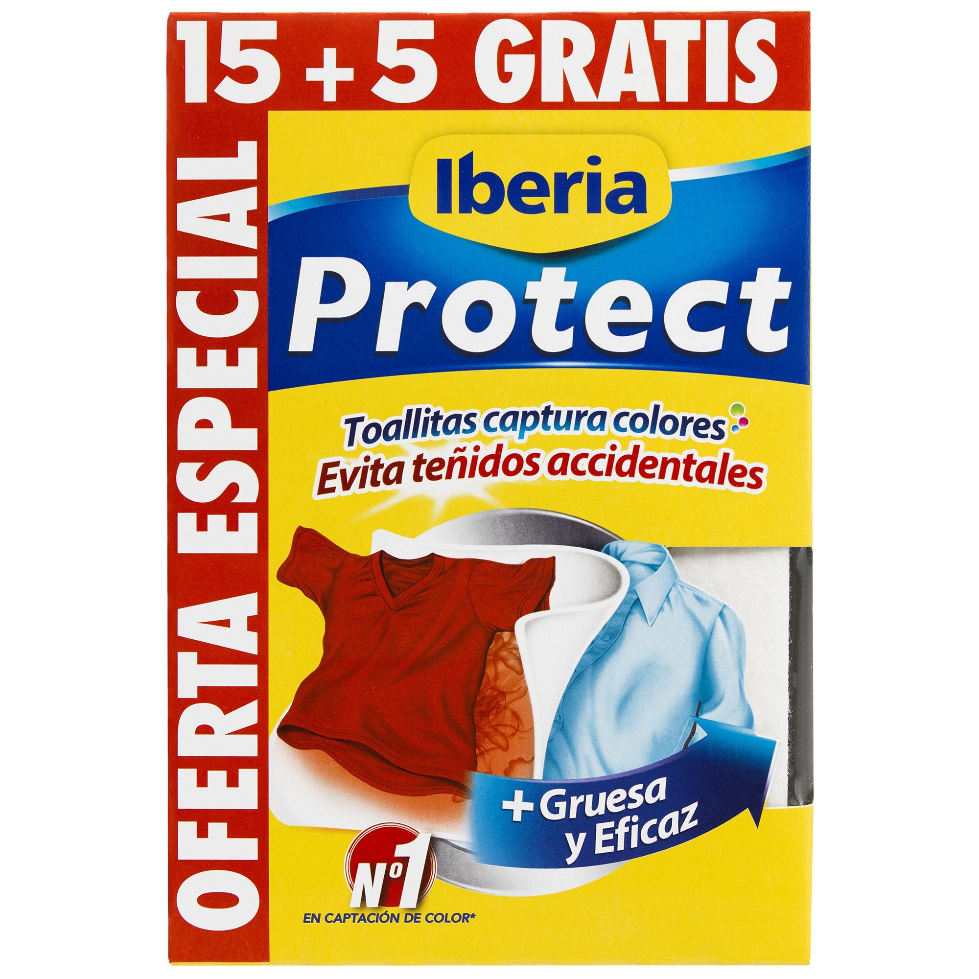 IBERIA PROTECT COLOR TOALLITAS 15UDS