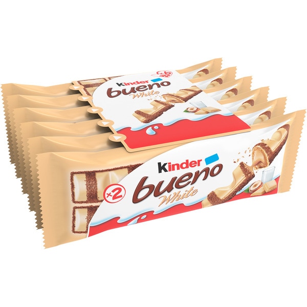 KINDER BUENO WHITE PACK-6x2UDS 258GRS