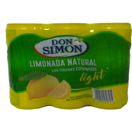 LIMONADA DON SIMON LIMONES EXPRIMIDOS LIGHT LATA 33CL