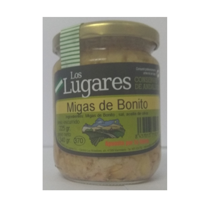 MIGAS DE BONITO LOS LUGARES TARRO 340GRS