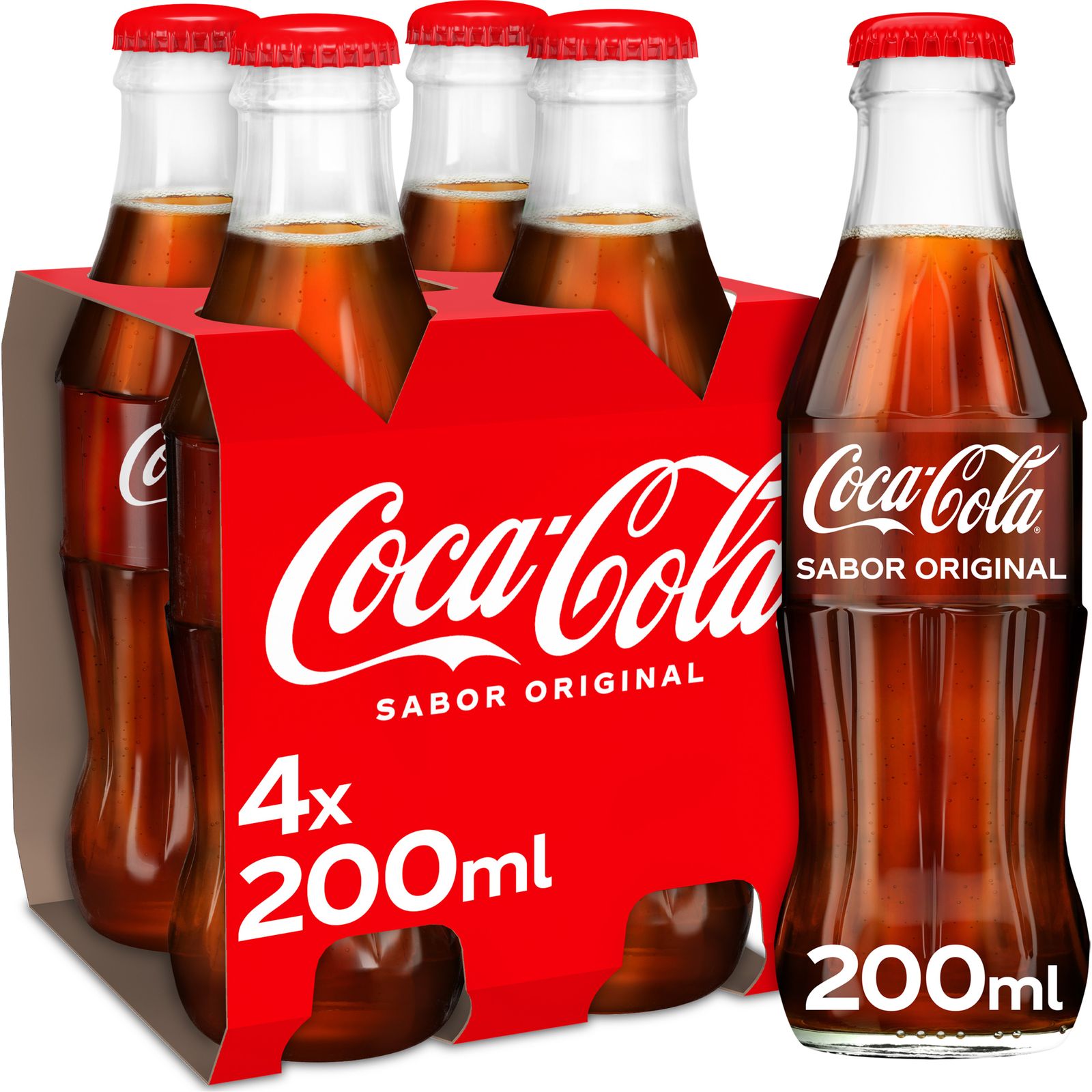 REFRESCO COCACOLA BOTELLIN PACK-4x20CL