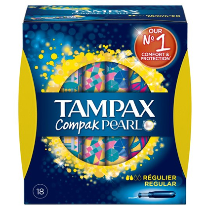 TAMPONES TAMPAX COMPAX PEARL REGULAR 16UN