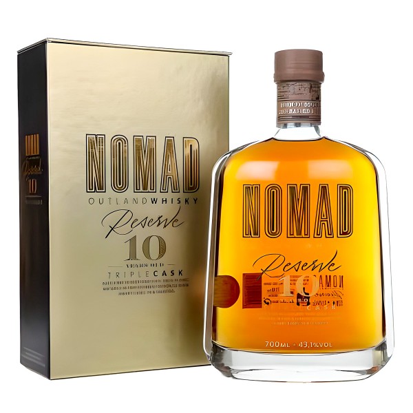 WHISKY NOMAD RESERVE 10 YEARS OLD 43'1%VOL 70CL